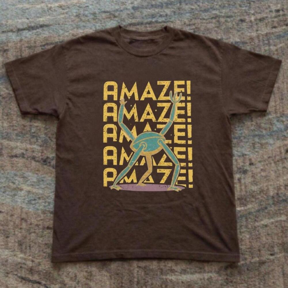 Brown + Yellow Graphic Tee